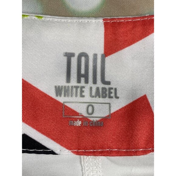 Tail Activewear Size 0 Womens White Label Chevron Print Skort stretch - Picture 2 of 9